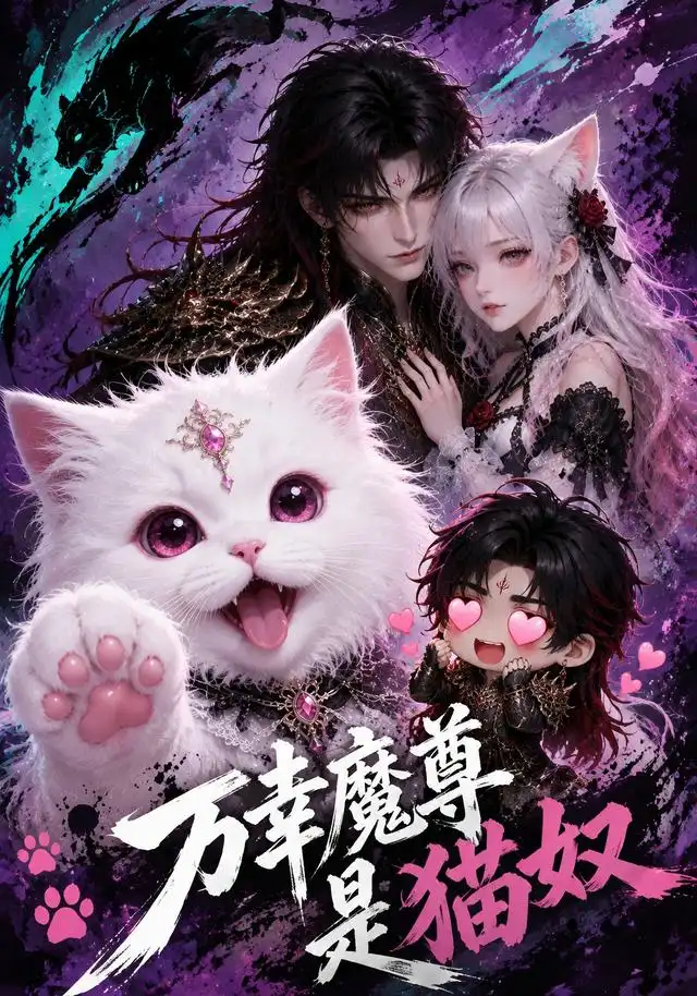 短剧《万幸魔尊是猫奴 (45集)》海报