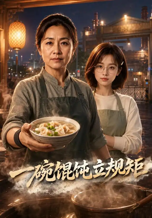 短剧《一碗馄饨立规矩 (52集) AI短剧》海报