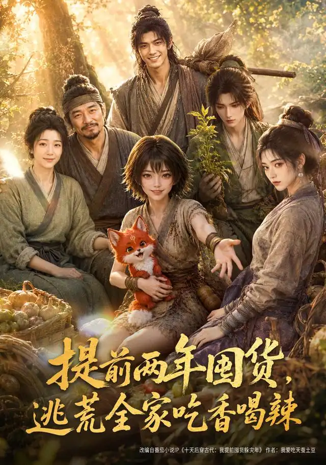 短剧《提前两年囤货逃荒全家吃香喝辣 (60集)》海报