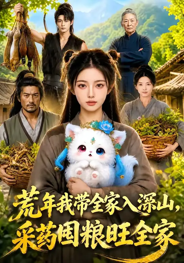 短剧《荒年我带全家入深山采药囤粮旺全家 (92集)》海报