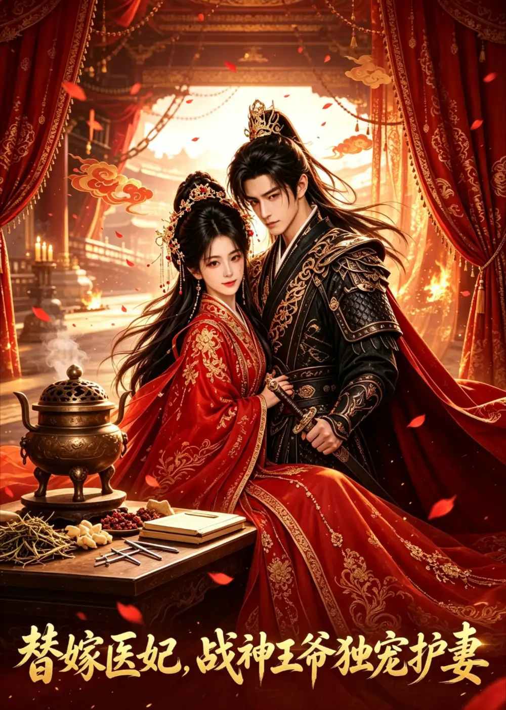 短剧《替嫁医妃战神王爷独宠护妻 (50集)》海报