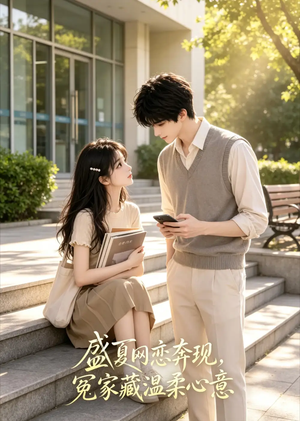 短剧《盛夏网恋奔现冤家藏温柔心意 (30集)》海报