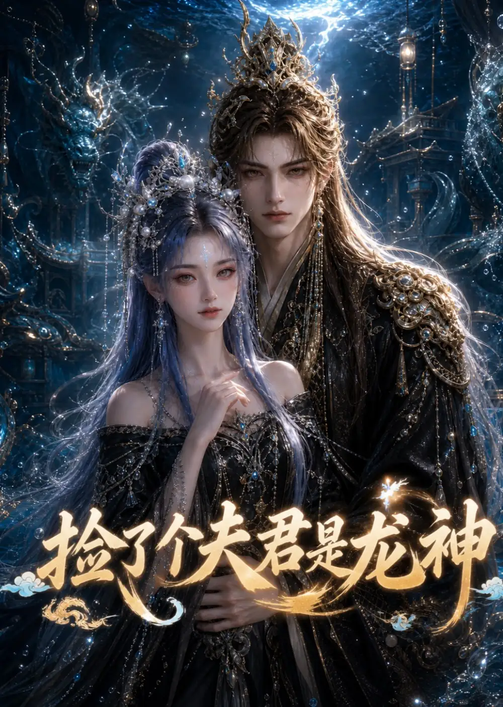 短剧《捡了个夫君是龙神 (30集)》海报