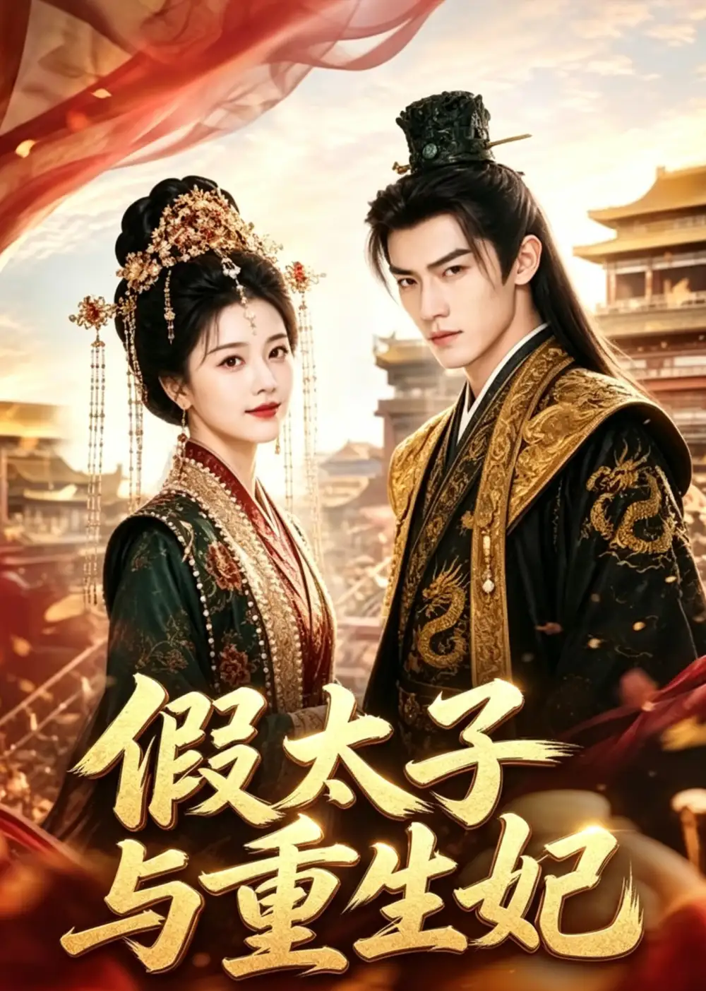 短剧《假太子与重生妃 (30集)》海报