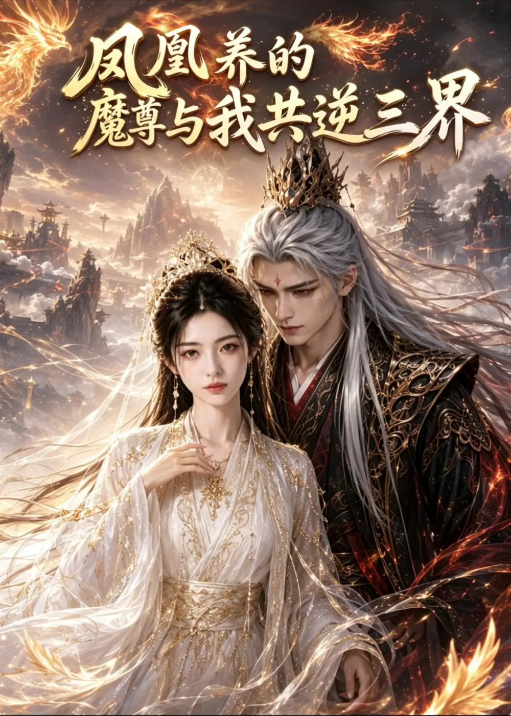 短剧《凤凰养的魔尊与我共逆三界 (30集)》海报