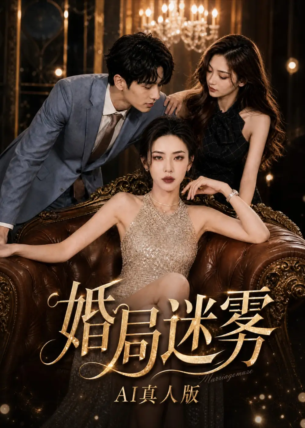 短剧《婚局迷雾AI真人版 (46集)》海报