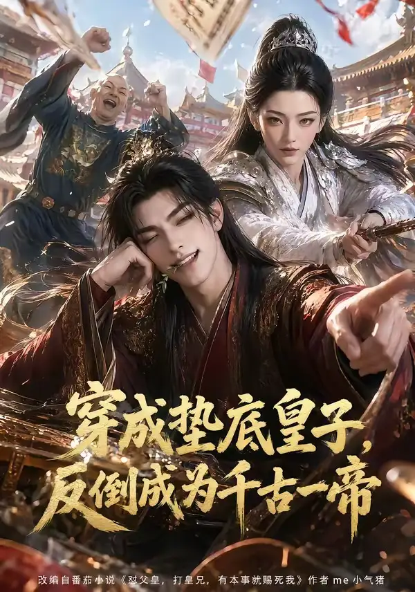 短剧《穿成垫底皇子反倒成为千古一帝 (84集)》海报