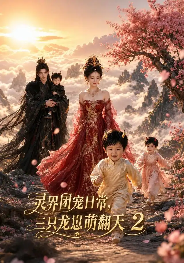短剧《灵界团宠日常三只龙崽萌翻天2 (85集)》海报