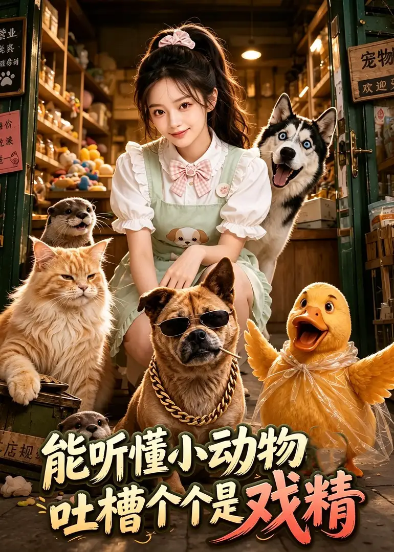 短剧《能听懂小动物吐槽个个是戏精 (38集)》海报
