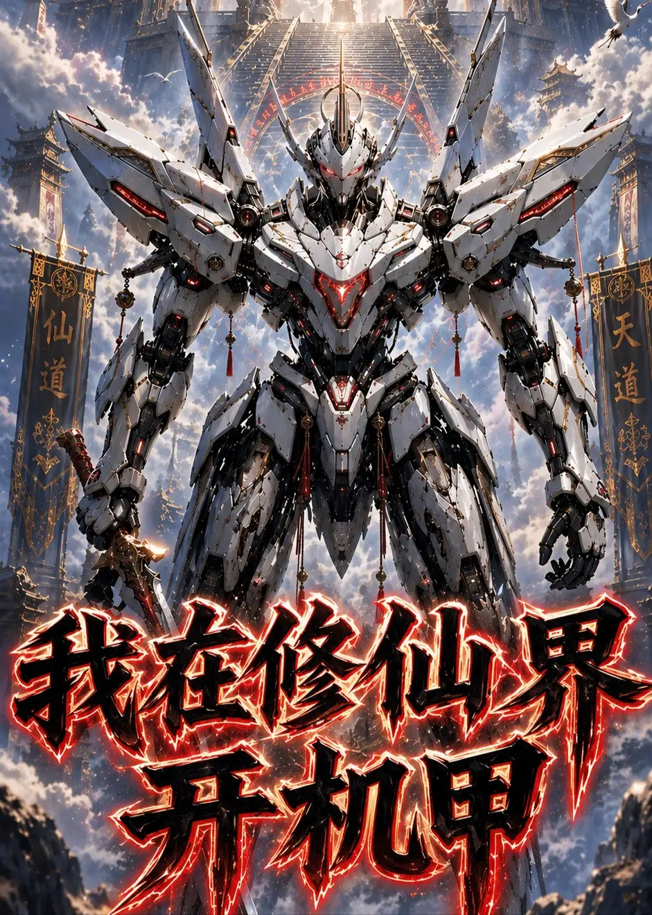 短剧《我在修仙界开机甲 (46集)》海报
