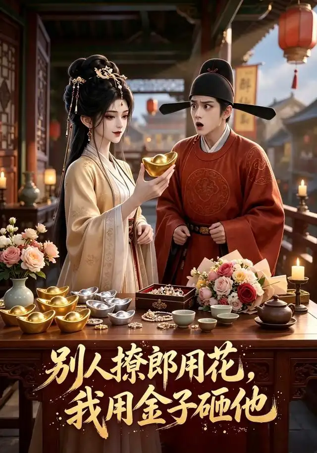 短剧《别人撩郎用花我用金子砸他 (49集)》海报