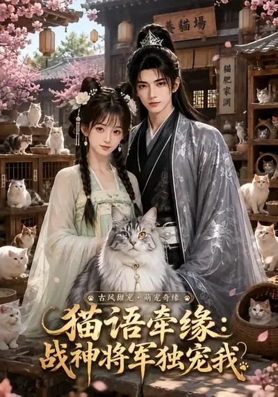 短剧《猫语牵缘战神将军独宠我 (35集)》海报