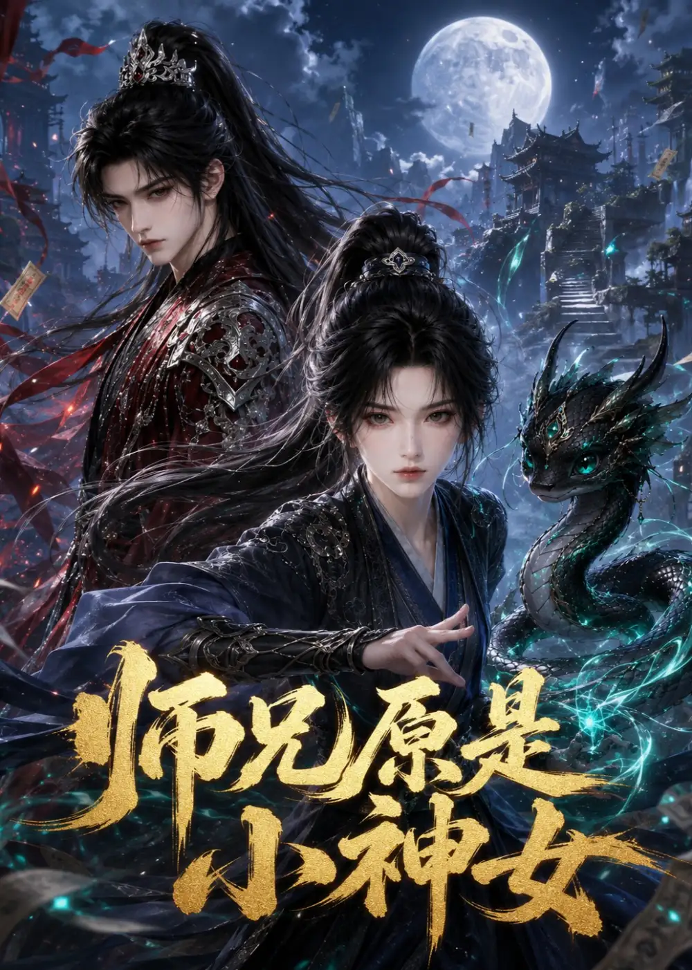短剧《师兄原是小神女 (61集)》海报