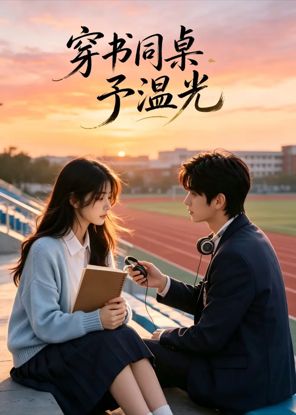 短剧《穿书同桌予温光 (40集)》海报