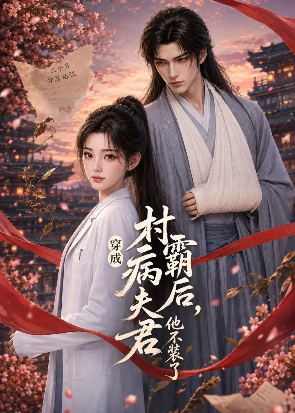 短剧《穿成村霸后病夫君他不装了 (36集)》海报