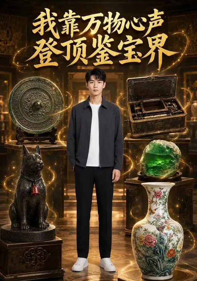 短剧《我靠万物心声登顶鉴宝界 (37集) AI短剧》海报