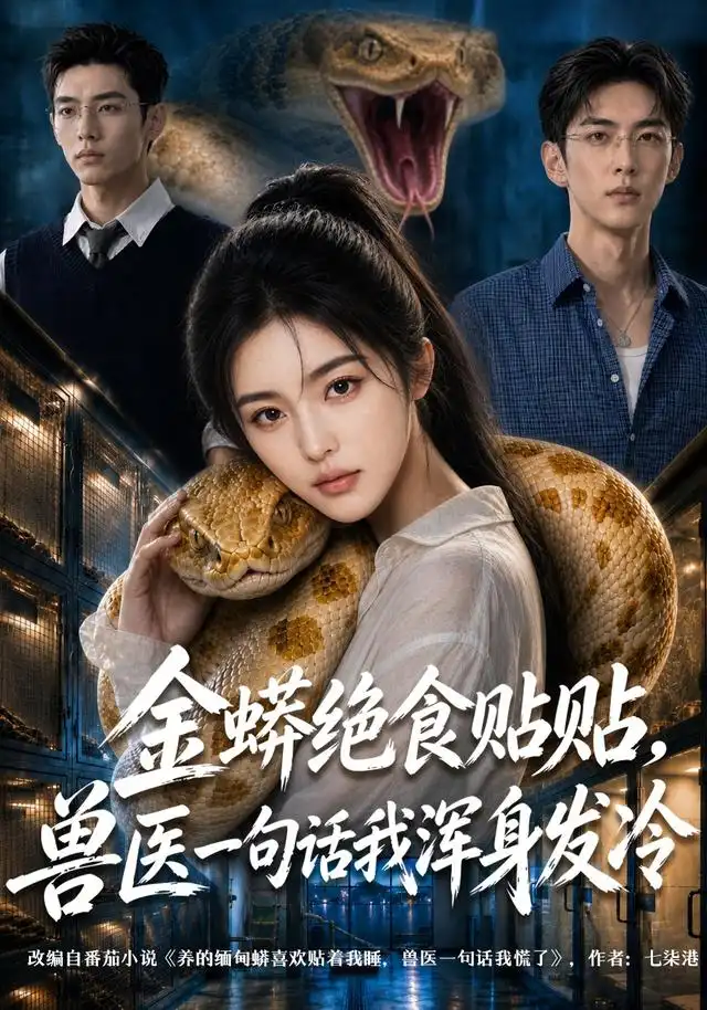 短剧《金蟒绝食贴贴兽医一句话我浑身发冷 (61集) AI短剧》海报