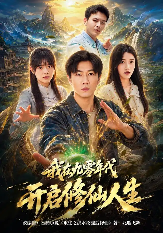 短剧《我在九零年代开启修仙人生 (63集) 宋骏&吕怡萱》海报