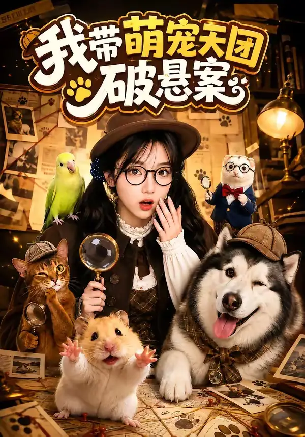 短剧《我带萌宠天团破悬案 (51集)》海报