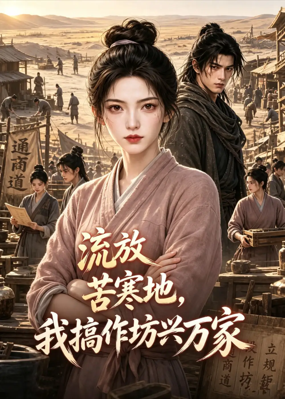 短剧《流放苦寒地我搞作坊兴万家 (30集)》海报