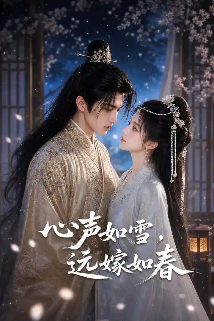 短剧《心声如雪远嫁如春 (55集) AI短剧》海报