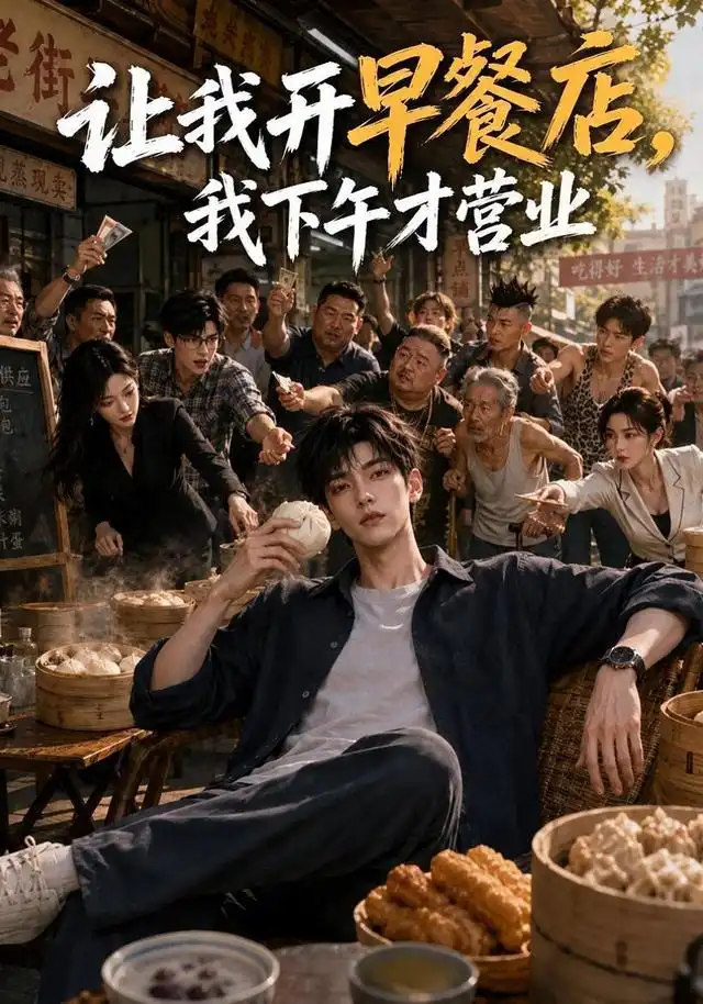 短剧《让我开早餐店我下午才营业 (108集) AI短剧》海报
