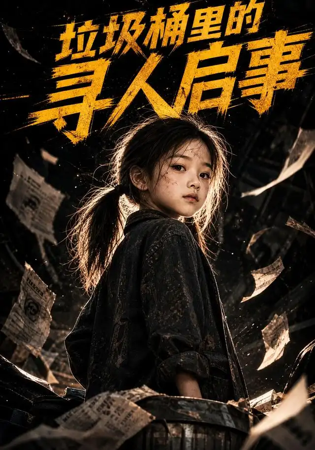短剧《垃圾桶里的寻人启事 (60集) AI短剧》海报