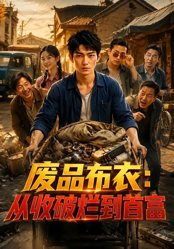 短剧《废品布衣从收破烂到首富 (98集)》海报