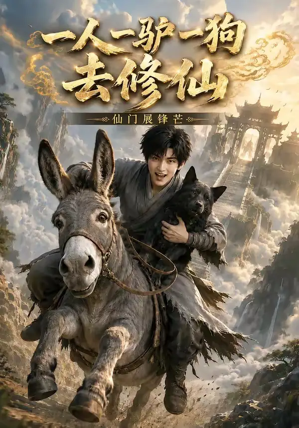 短剧《一人一驴一狗去修仙 (143集)》海报