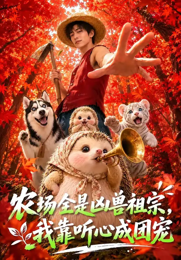 短剧《农场全是凶兽祖宗我靠听心成团宠 (60集)》海报