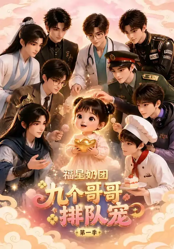 短剧《福星奶团九个哥哥排队宠第一季 (101集)》海报