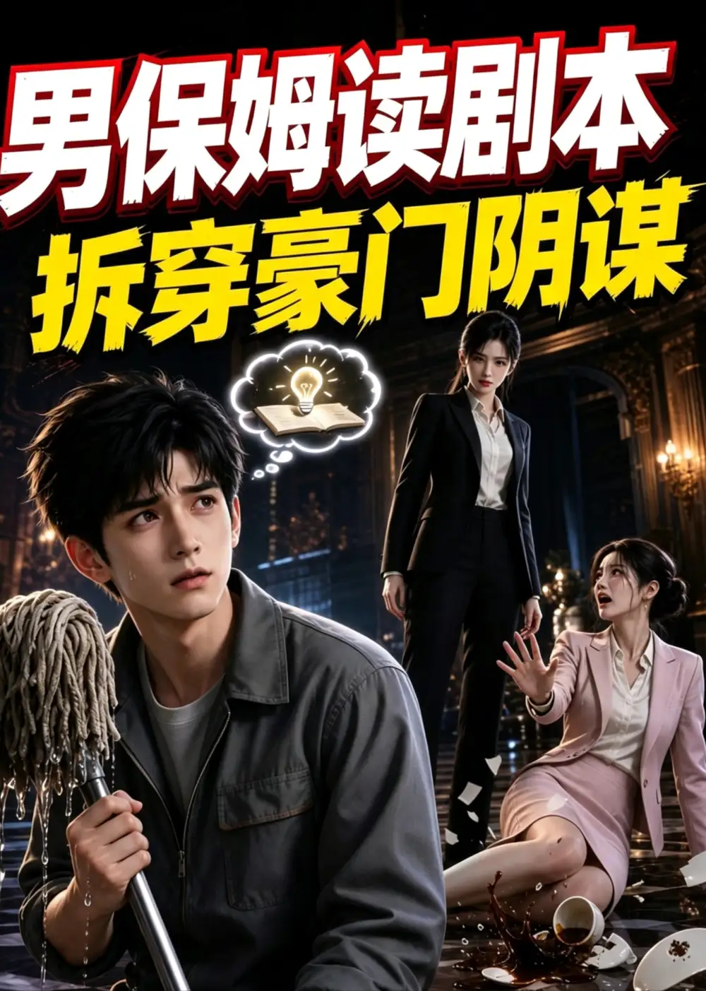短剧《男保姆读剧本拆穿豪门阴谋 (56集)》海报