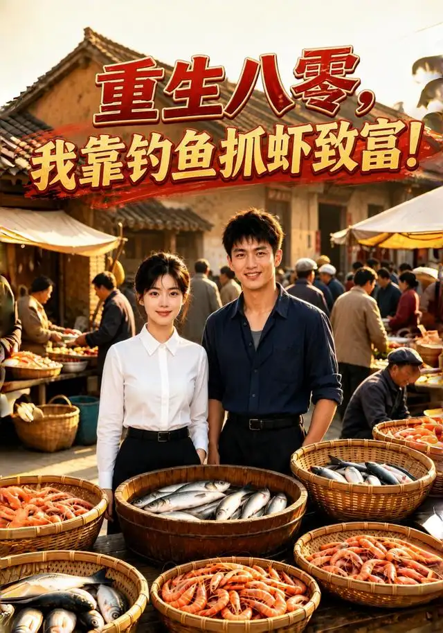 短剧《重生八零我靠钓鱼抓虾致富 (135集) AI短剧》海报