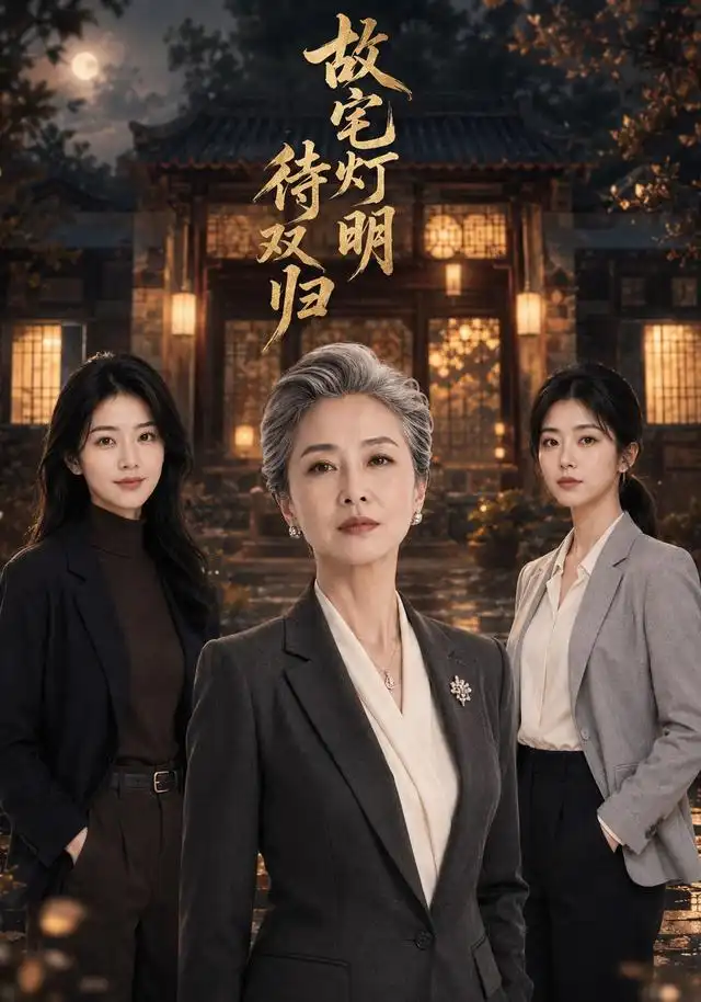 短剧《故宅灯明待双归 (66集) AI短剧》海报