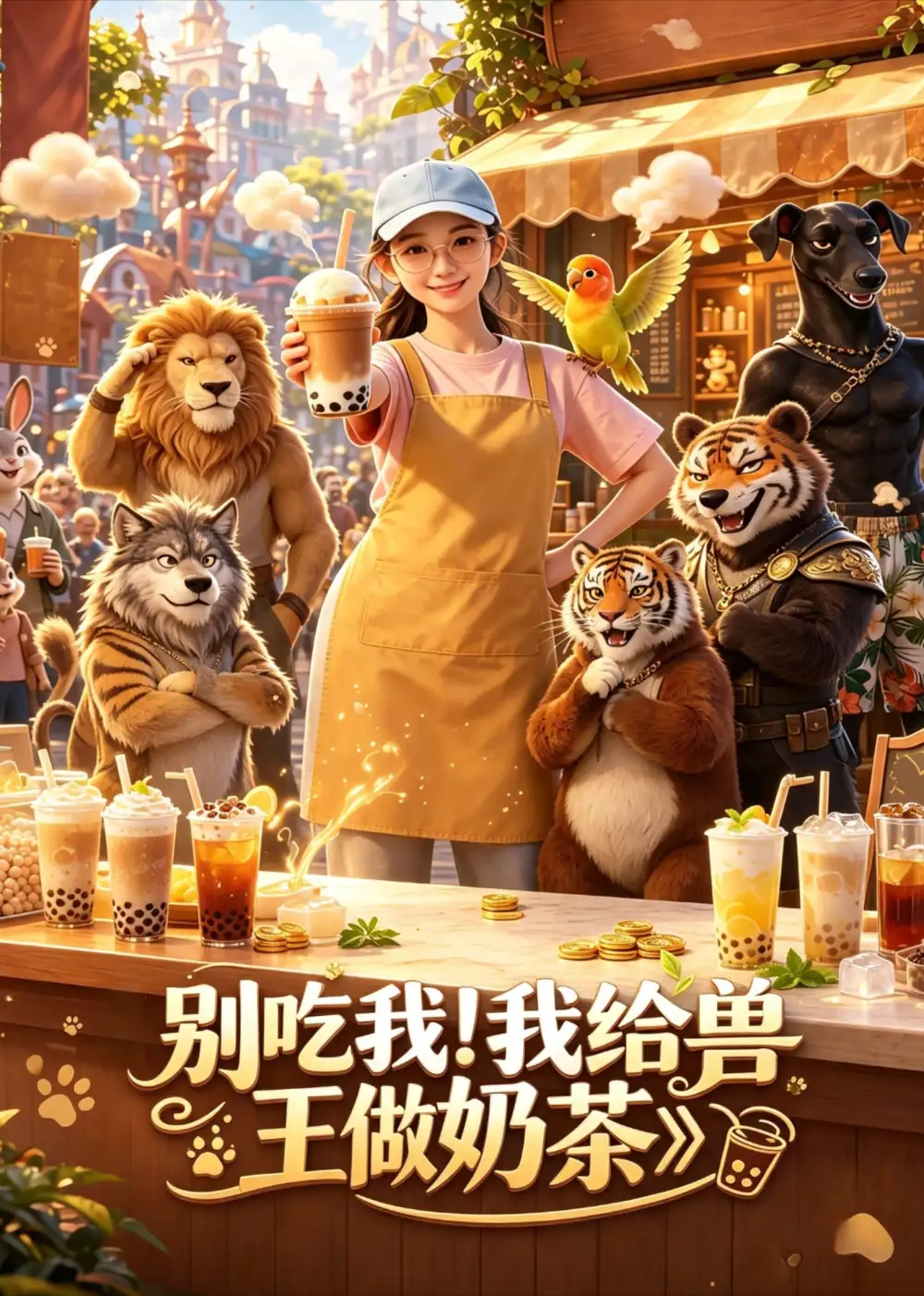短剧《别吃我我给兽王做奶茶 (19集)》海报