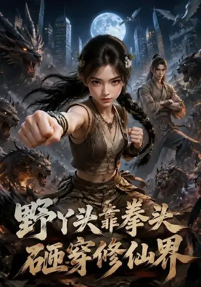 短剧《野丫头靠拳头砸穿修仙界 (55集)》海报