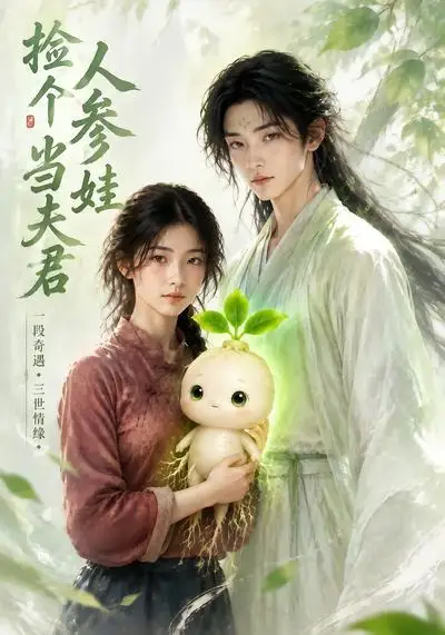 短剧《捡个人参娃当夫君 (46集)》海报