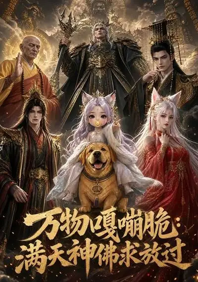 短剧《万物嘎嘣脆满天神佛求放过 (78集)》海报