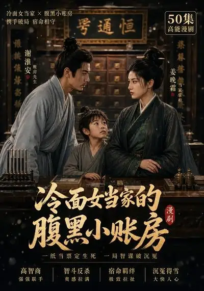 短剧《冷面女当家的腹黑小账房第一季 (18集)》海报
