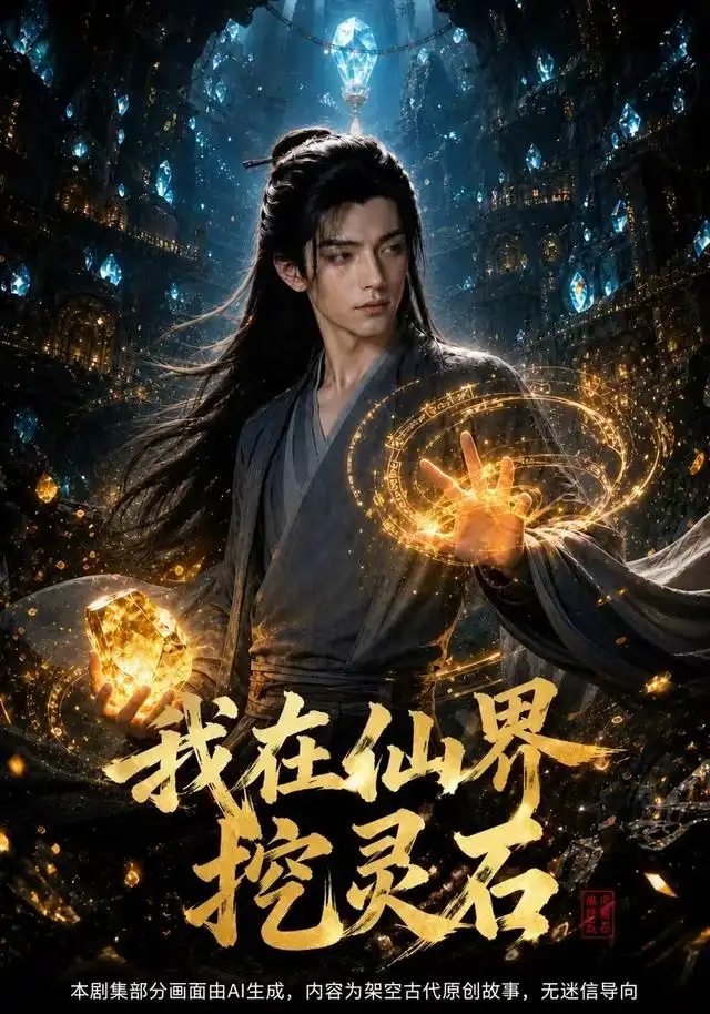 短剧《我在仙界挖灵石 (69集)》海报