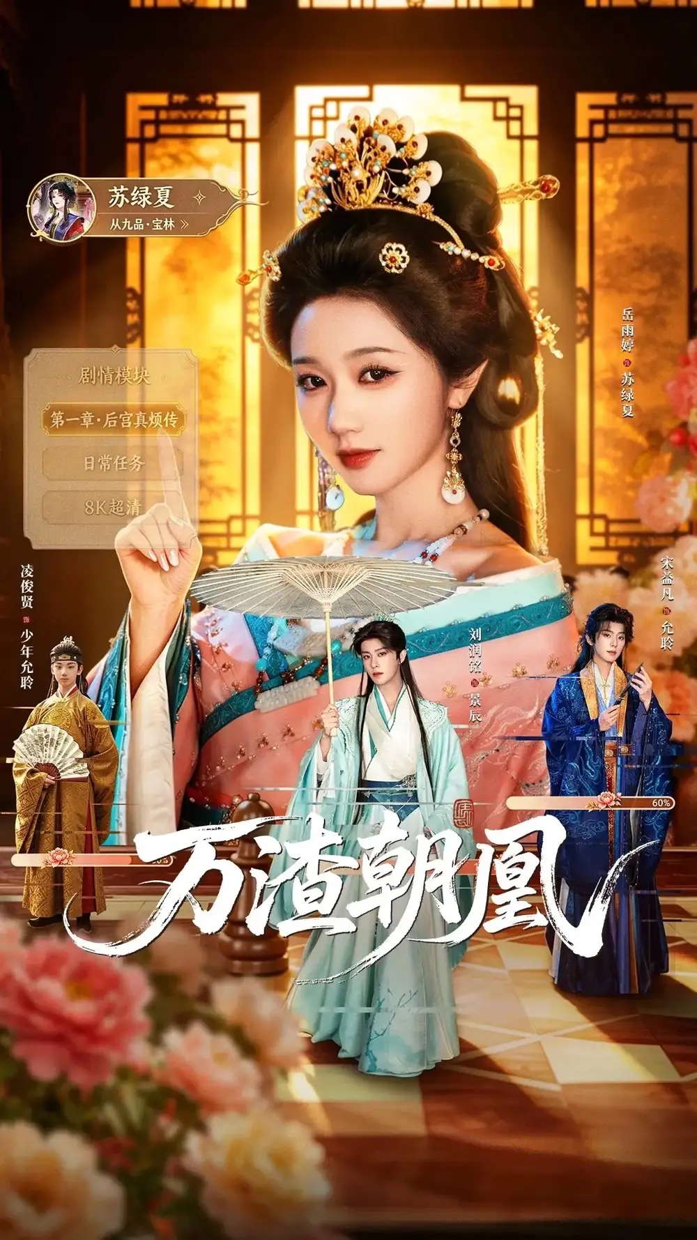 短剧《万渣朝凰 (72集) 刘润铭&岳雨婷》海报