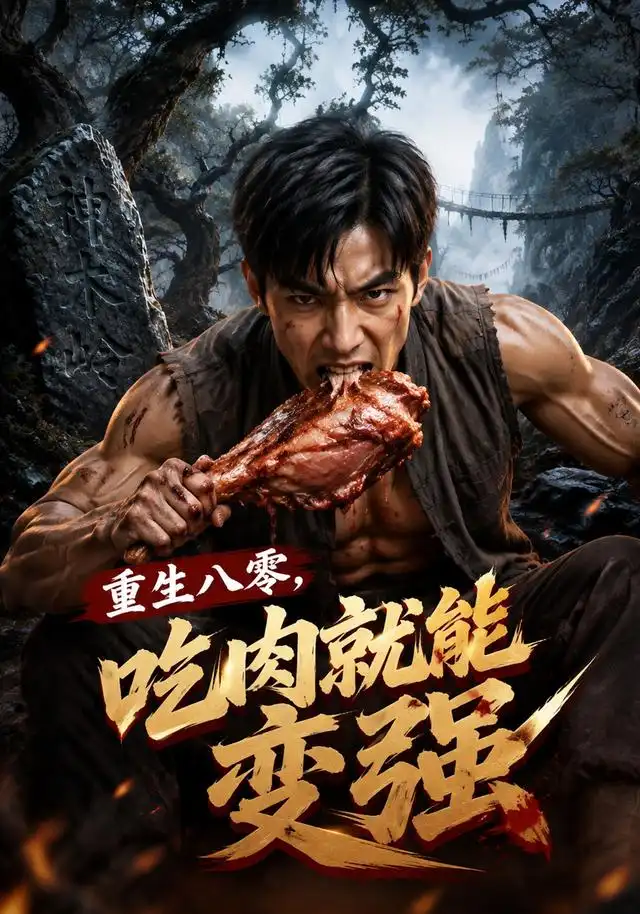 短剧《重生八零吃肉就能变强 (54集) AI短剧》海报