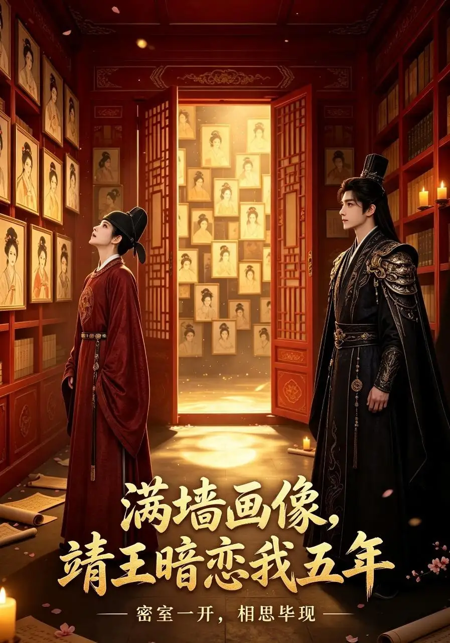 短剧《满墙画像靖王暗恋我五年 (33集)》海报