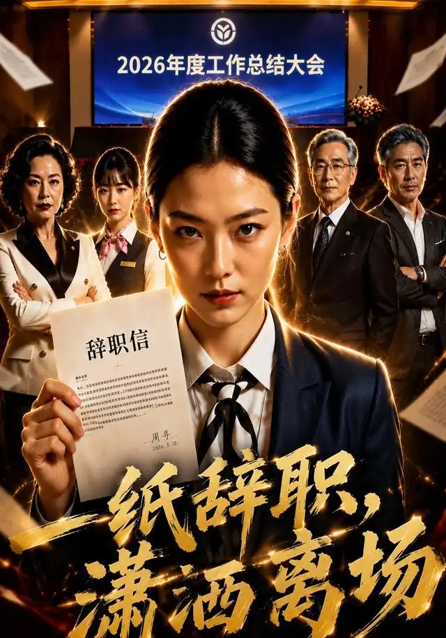 短剧《一纸辞职潇洒离场 (60集) AI短剧》海报