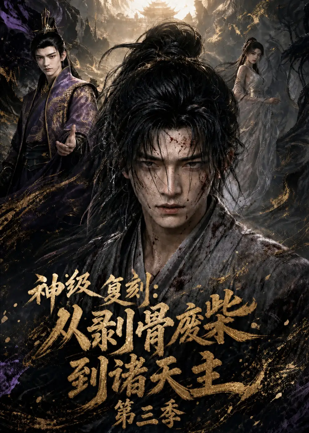 短剧《神级复刻从剥骨废柴到诸天主第三季 (50集)》海报