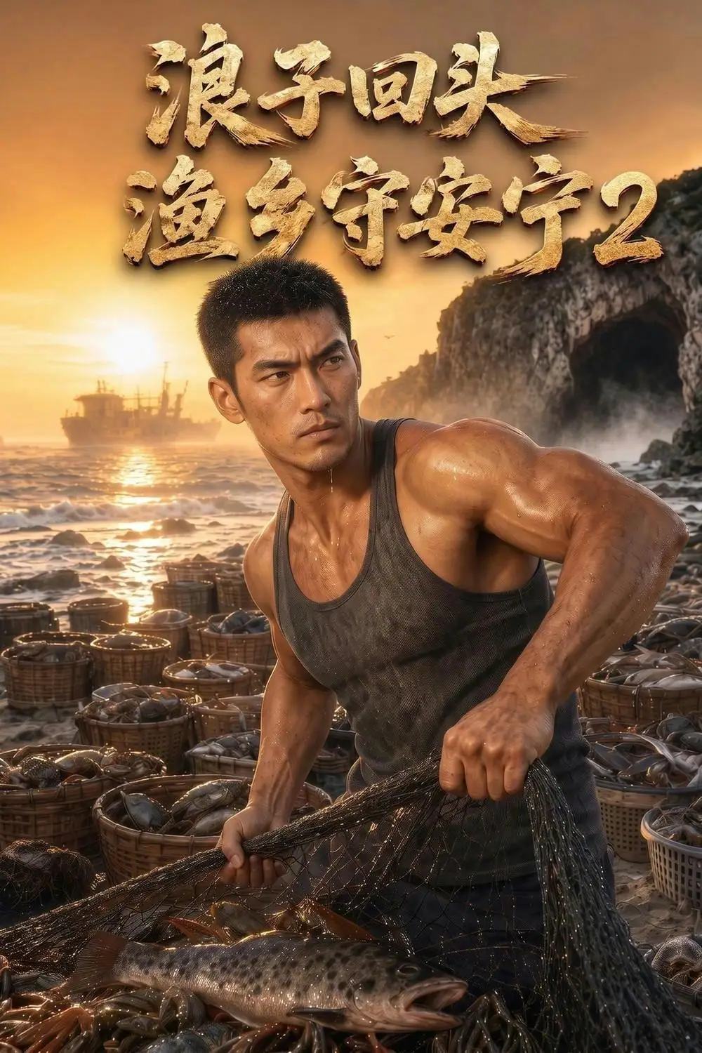 短剧《浪子回头渔乡守安宁2 (100集)》海报