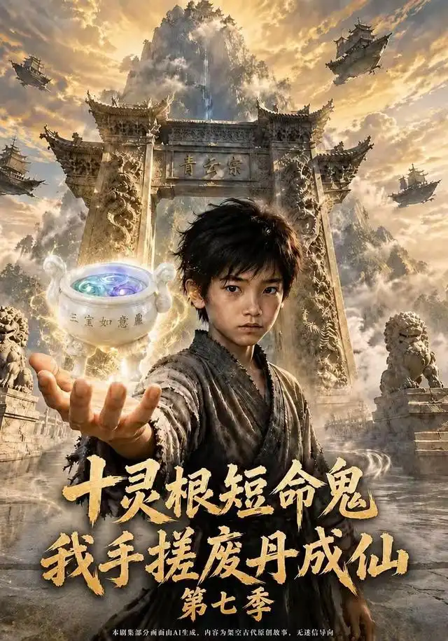 短剧《十灵根短命鬼我手搓废丹成仙第七季 (107集)》海报