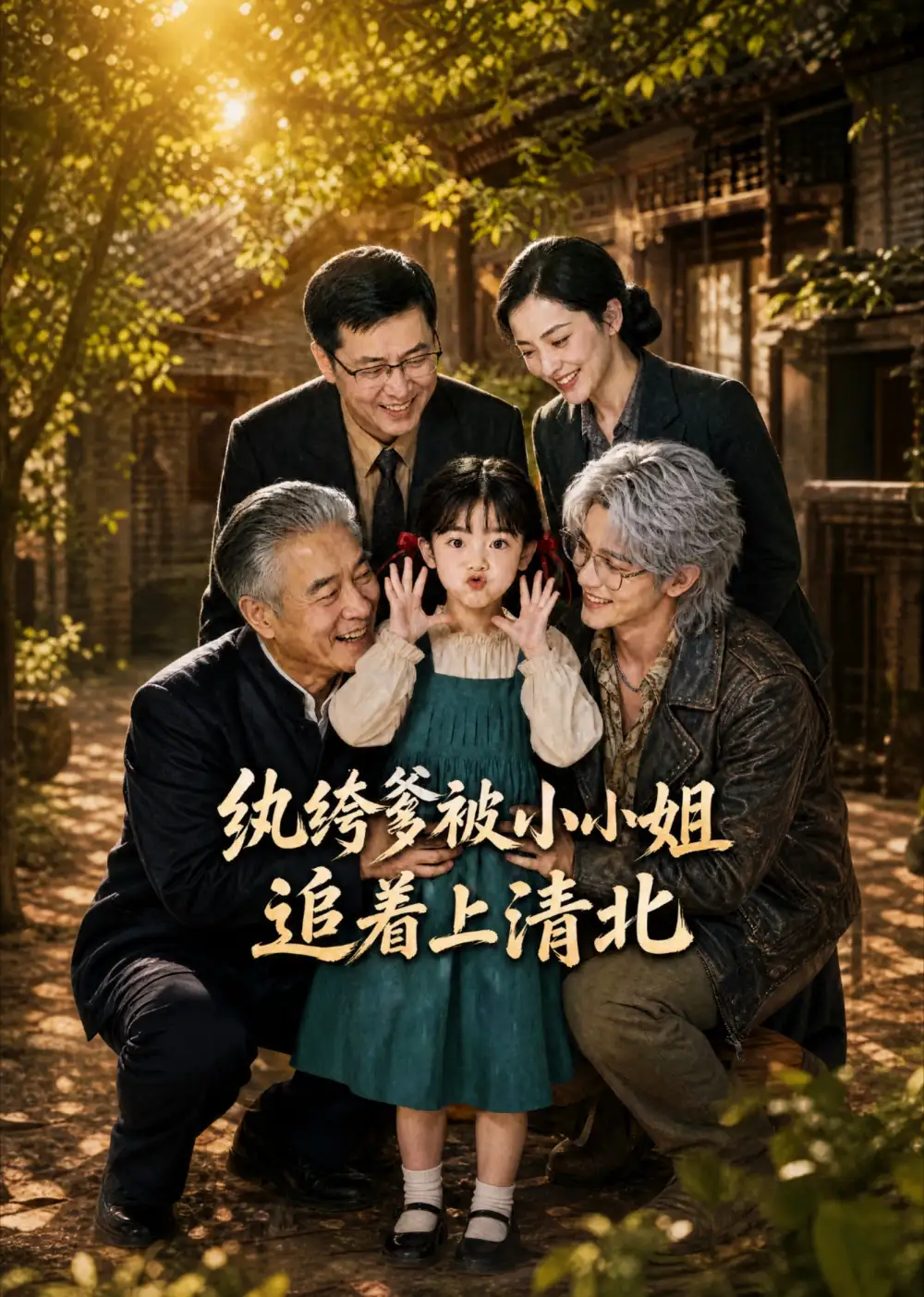 短剧《纨绔爹被小小姐追着上清北 (60集)》海报