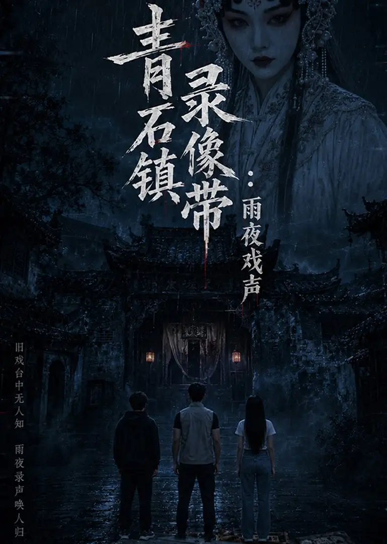 短剧《青石镇录像带雨夜戏声 (40集)》海报