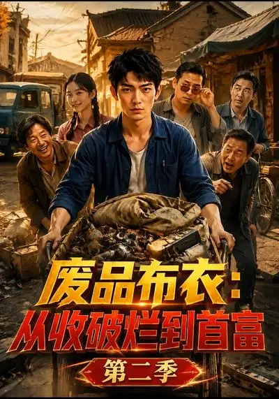 短剧《废品布衣从收破烂到首富第二季 (82集)》海报